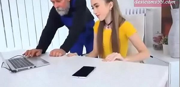  Old Goes Young - Lovely Vlada Splits Open Her Long Legs
